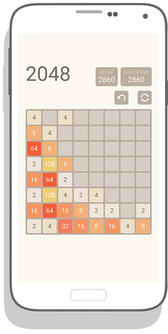 2048 8x8 (9007199254740992) Playing on iphone - part 1 